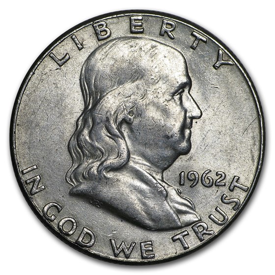 1962 Franklin Half Dollar Fine/AU 1962 Franklin Half Dollar Fine/AU