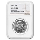 1962 Franklin Half Dollar MS-63 NGC (FBL) 1962 Franklin Half Dollar MS-63 NGC (FBL)