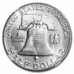 1962 Franklin Half Dollar MS-64 NGC (FBL)