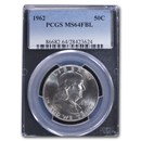 1962 Franklin Half Dollar MS-64 PCGS (FBL) 1962 Franklin Half Dollar MS-64 PCGS (FBL)