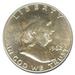 1962 Franklin Half Dollar MS-64 PCGS