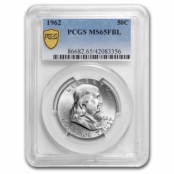 1962 Franklin Half Dollar MS-65 PCGS (FBL) 1962 Franklin Half Dollar MS-65 PCGS (FBL)