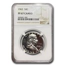 1962 Franklin Half Dollar PF-67 CAMEO NGC 1962 Franklin Half Dollar PF-67 CAMEO NGC