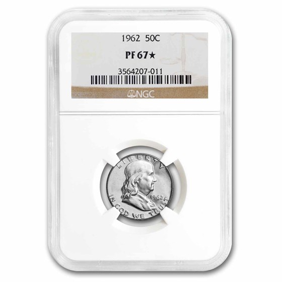 1962 Franklin Half Dollar PF-67* NGC 1962 Franklin Half Dollar PF-67* NGC