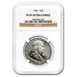 1962 Franklin Half Dollar PF-67 Ultra Cameo NGC