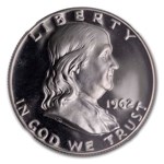 1962 Franklin Half Dollar PF-68 Ultra Cameo NGC