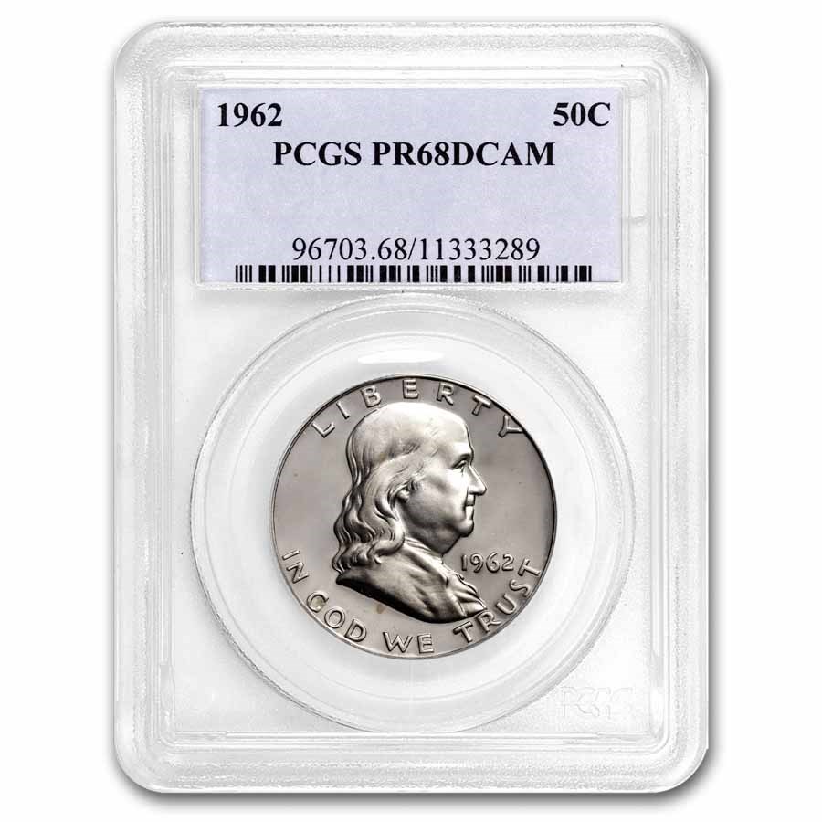 1962 Franklin Half Dollar PR-68 DCAM PCGS