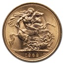 1962 Great Britain Gold Sovereign Elizabeth II BU