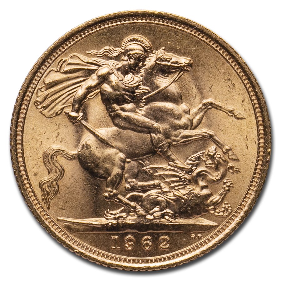1962 Great Britain Gold Sovereign Elizabeth II BU