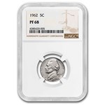 1962 Jefferson Nickel PF-68 NGC