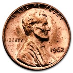 1962 Lincoln Cent 50-Coin Roll BU