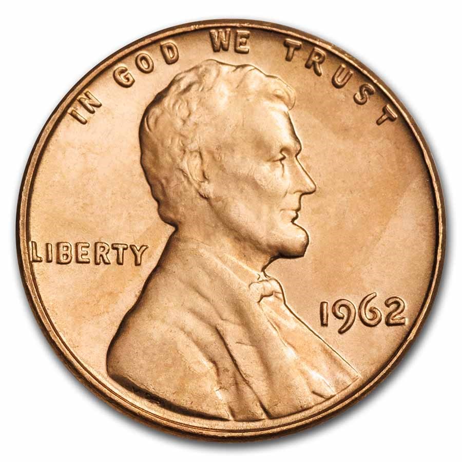 1962 Lincoln Cent BU (Red)