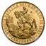 1962 Mexico Gold Cinco De Mayo Medallic 50 Peso MS-66 NGC