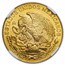 1962 Mo Mexico Gold Medallic 20 Peso Cinco de Mayo MS-66 NGC