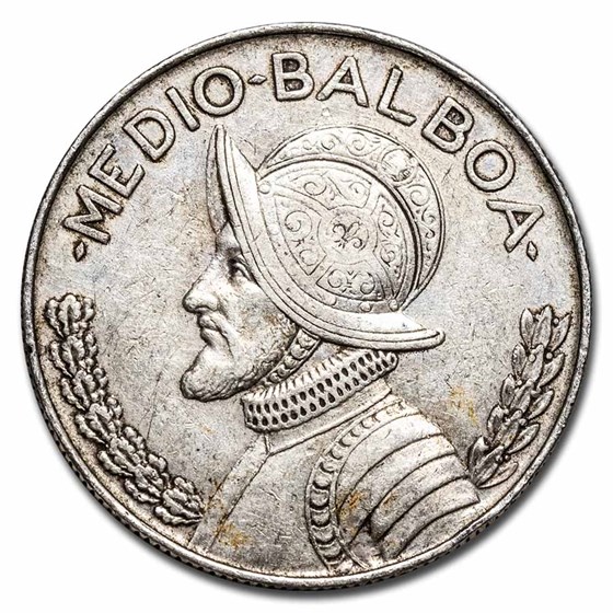 1962 Panama Silver 1/2 Balboa Avg Circ 1962 Panama Silver 1/2 Balboa Avg Circ