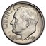 1962 Roosevelt Dime 50-Coin Roll BU