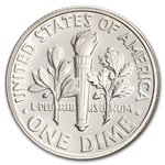 1962 Roosevelt Dime 50-Coin Roll Proof