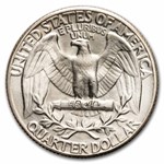 1962 Washington Quarter 40-Coin Roll BU