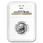 1962 Washington Quarter PF-67 NGC