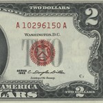 1963 $2.00 U.S. Note Red Seal CCU (Fr#1513)