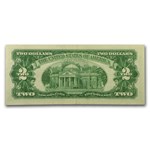 1963* $2.00 U.S. Notes Red Seal AU (Fr#1513*) Star Note