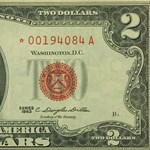 1963* $2.00 U.S. Notes Red Seal AU (Fr#1513*) Star Note