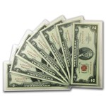 1963 $2.00 U.S. Notes Red Seal CCU (Fr#1513) 15 Consecutive