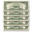 1963 $5.00 U.S. Note Red Seal CCU (Fr#1536) 15 Consecutive