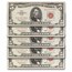 1963 $5.00 U.S. Note Red Seal CCU (Fr#1536) 15 Consecutive