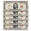 1963 $5.00 U.S. Note Red Seal CCU (Fr#1536) 15 Consecutive