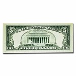 1963 $5.00 U.S. Note Red Seal CCU (Fr#1536)