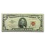 1963 $5.00 U.S. Note Red Seal CU (Fr#1536)