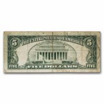 1963* $5.00 U.S. Note Red Seal Cull (Fr#1536*) Star Note