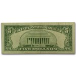 1963* $5.00 U.S. Note Red Seal VF (Fr#1536*) Star Note