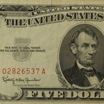 1963* $5.00 U.S. Note Red Seal VF (Fr#1536*) Star Note