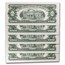 1963-A $2.00 U.S. Note Red Seal CCU (Fr#1514) 5 Consecutive