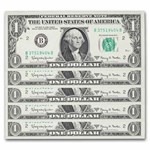 1963-A (B-New York) $1.00 FRN CU (Fr#1901-B) 10 consecutive