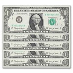 1963-A (B-New York) $1.00 FRN CU (Fr#1901-B) 15 consecutive