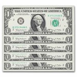 1963-A (B-New York) $1.00 FRN CU (Fr#1901-B) 25 consecutive