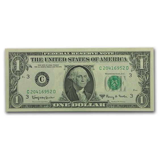1963-A (C-Philadelphia) $1.00 FRN CU (Fr#1901-C)