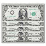 1963-A (D-Cleveland) $1.00 FRN CU (Fr#1901-D), 20 consecutive