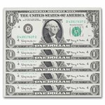 1963-A (D-Cleveland) $1.00 FRN CU (Fr#1901-D), 20 consecutive