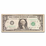 1963-B $1.00 FRN's Barr Notes Avg Circ (Fr#1902)