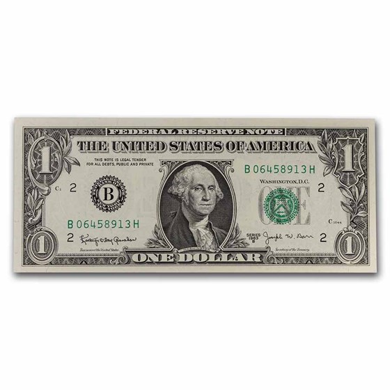 1963-B (B-New York) $1.00 FRN CU (Fr#1902-B) 1963-B (B-New York) $1.00 FRN CU (Fr#1902-B)