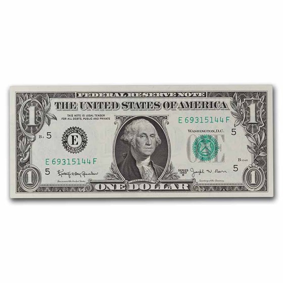 1963-B (E-Richmond) $1.00 FRN CU (Fr#1902-E)