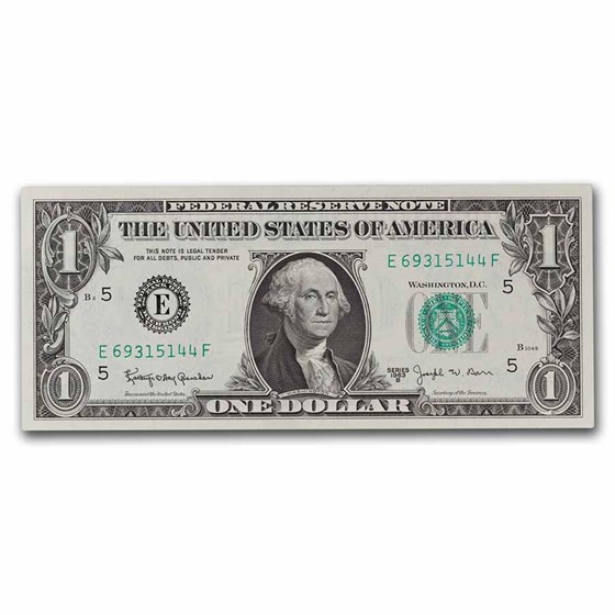 1963-B (E-Richmond) $1.00 FRN CU (Fr#1902-E) 1963-B (E-Richmond) $1.00 FRN CU (Fr#1902-E)
