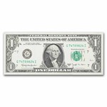 1963-B (G-Chicago) $1.00 FRN Barr Note XF-AU (Fr#1902-G)