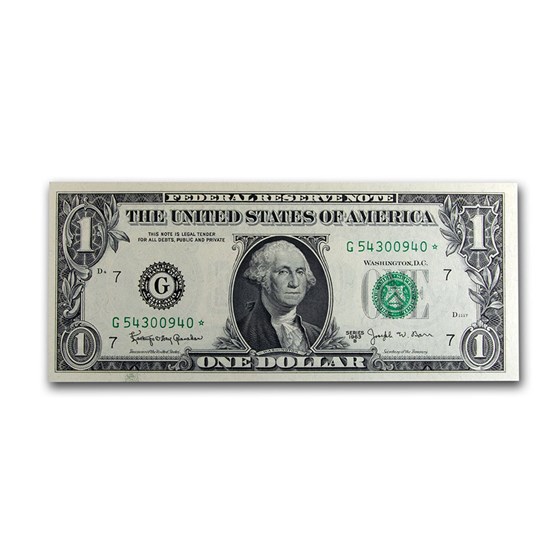 1963-B* (G-Chicago) $1.00 FRN CU (Fr#1902-G*) Star Note 1963-B* (G-Chicago) $1.00 FRN CU (Fr#1902-G*) Star Note