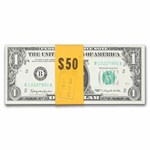 1963 (B-New York) $1.00 FRN CU (Fr#1900-B) 50 Consec