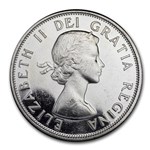 1963 Canada Silver 50 Cents Elizabeth II BU/Prooflike